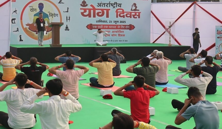 सीएसआर पहल ने अंतर्राष्ट्रीय योग दिवस पर समुदायों को जोड़ा