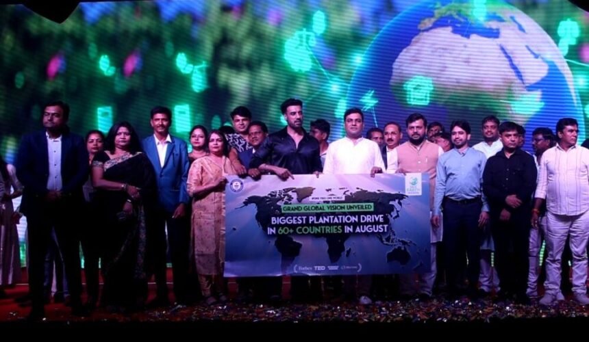 सेव अर्थ मिशन का वैश्विक विज़न अनावरण 2025 से 60+ देशों में दुनिया का सबसे बड़ा वृक्षारोपण अभियान